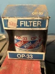 Vintage New Purolator OP-33 Oil Filter. Price: $8.00.