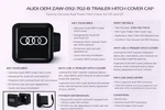 Genuine Audi ZAW092702B Trailer Hitch Cover Q5 Q7 ZAW-092-702-B New. Price: $42.30.