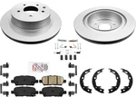 Ameripro Coated Brake Rotors Ceramic Pads For Nissan Rogue 2014-2018 New. Price: $151.00.