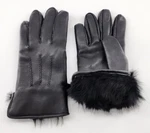 Jessica Stevens Women's Black Pvc Gloves Animal Fur Lined Cuffs Size S/m Pre-owned. Price: $24.99.