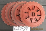 Lot Of Lustran C20-24 Ih International Harvester Seed Corn Planter Plates Used. Price: $19.00.