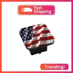 Swono American Flag Waving Hitch Cover 2" Usa The Wind Rubber Rec New. Price: $18.13.