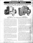 Fairbanks Morse & Fm-ze Magneto Instructions No. 3218 Service Manual Brand. Price: $20.00.
