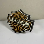 Harley-davidson Bar & Shield Hitch Cover Plug Plasticolor 002216 Metal Usa Used. Price: $17.95.