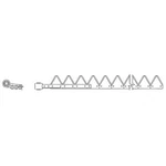 143607 Left Hand Sickle Assembly Lh Fits Ford New Holland 450 455 Xhus Sect. Price: $240.99.