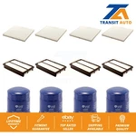 Air Cabin Engine Oil Filters (12 Total) Kit For 2002 Toyota Corolla 1.8L New. Price: $61.77.