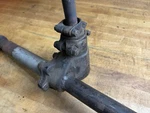 Vintage Racing Homemade Cowl Steering Box And Pitman Arm Used. Price: $550.00.
