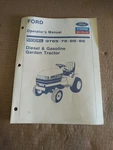 New Holland GT65 GT75 GT85 GT95 Garden Tractors Operators Manual Good. Price: $21.93.
