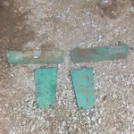 Oliver 1650 Tractor Side Panels, Both Fronts, Lower Rears, Clean Original Used. Price: $100.00.