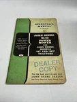 John Deere M-20 Power Mower For & Mt Operator's Manual OM-H31-152 Used. Price: $21.00.