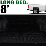 Topline For 2007-2018 Silverado/sierra Feet Rubber Truck Bed Mat Liners Blk New. Price: $96.00.