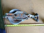 Vintage Sherman And Reilly Aluminum Swing-open Commercial Fishing Pulley Block Used. Price: $149.99.