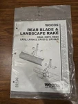 Woods Rear Blade & Landscape Rake RB60 RB72 RB84 LR72 LR106-2 Operators Manual Brand. Price: $25.99.