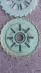 --2--VINTAGE Ih Planter Hopper Cell Corn Seed Plate C7-24 Used. Price: $25.00.