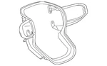 Genuine Gm Trim Cover 85733576 New. Price: $75.60.