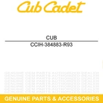 Cub Cadet IH-384883-R93 Control Assembly Throt 70 123 122 102 100 IH-384883-R92 New. Price: $70.45.