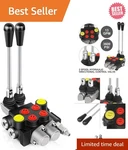 Reliable Hydraulic Flow Control Valve - 2 Spool, 3600 Psi, Ideal For Tractors New. Price: $131.39.