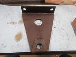 Farmall A, B, Rear Axle Side Dresser Planter Bearing Support, Used Original. Price: $20.00.