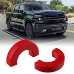 Techpicco Tow Hook Covers Fit For Chevy Silverado 1500 2007-2026/GMC Red New. Price: $29.91.