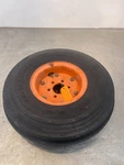 Kubota B8200E Tractor 6.50-10 Front Tire & Rim Used. Price: $100.00.
