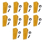 10 Pk 1U3252 Bucket Tooth & 9J2258 Pins, 8E6259 Retainer Fits Cat J250 New. Price: $259.99.