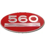 Side Oval "560" Emblem Fits International Replaces 369127R1 New. Price: $79.99.