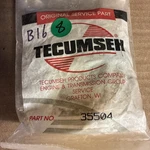 Tecumseh 35504 Air Cleaner Breather Tube Elbow New. Price: $9.99.
