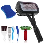 7PCS Ac Fin Cleaner Kit Coil Condenser Brush Tool For Air Conditioner New. Price: $26.70.