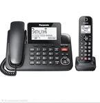 Panasonic KX-TGF850B Corded/cord Phone Combo Expandable W/call Block Homeoffice Used. Price: $39.99.