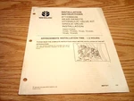 New Holland #710366036 Rear Remote Hydraulic Valve Kit Installation Instructions Used. Price: $14.99.