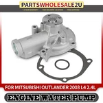 Water Pump W/ Gasket For Mitsubishi Outlander 2003 L4 2.4L Sohc Petrol Aluminum New. Price: $32.99.