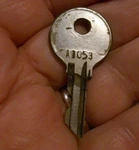 Vintage Old Original Briggs & Stratton Basco Locking Gas Fuel Cap Key # A1053 Used. Price: $22.50.