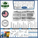 Zinc-plated Clevis Pin Assortment 132 Pieces For Reliable Fastening Needs New. Price: $30.16.