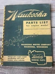 Waukesha Motor 195GK Engine Parts List Manual Catalog Book Shop Service Acceptable. Price: $22.50.