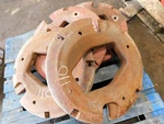 Farmall International Harvester Tractor, Rear Wheel Weights, Tag #110 Used. Price: $400.00.