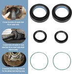 1998-2004 Ford F250 F350 F450 F550 Excursion 4X4 Front Axle Vacuum Seal Ring New. Price: $38.93.