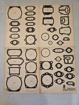 Genuine Tecumseh Cycle Engine Gaskets Form 691233A 3/83 - Free Shipping Used. Price: $12.95.