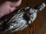 Antique Hand Carved Wooden Retablo Of St. John The Babtist Used. Price: $88.00.