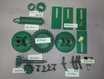 John Deere Planter Hopper Parts, B15666, A45095, B27052, AB10071, Lot New. Price: $340.00.