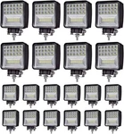 Led Tractor Work Light Inch 126W 12V 24V Square Bars Spot Flood Off R... New. Price: $131.85.