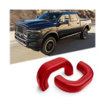 Molosicars Front Tow Hooks Covers For 2019-2025 Ram 2500/3500, Customized Red New. Price: $31.55.