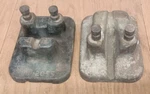 Lot Of 2: Vintage Ihc MB2055 Sickle Knife Riveting Block Anvil International Used. Price: $99.00.