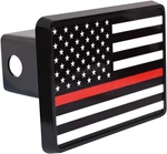 Rogue River Tactical Thin Red Line Flag Trailer Hitch Cover Plug Us Firefighter New. Price: $30.75.