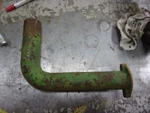 John Deere Intake Pipe B2371R Used. Price: $25.00.
