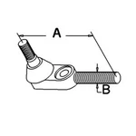 Tie Rod 881889M91 Fits Massey Ferguson 175, Uk, 178 New. Price: $84.99.