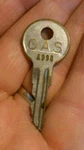 Vintage Old Original Briggs Stratton Locking Gas Cap Nickel Over Brass Key A990 Used. Price: $19.99.