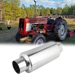 2.5" Inlet/outlet 12" Exhaust Muffler Resonator Stainless Steel For Farm Tractor New. Price: $52.08.