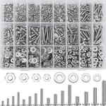 900PCS Hardware Machine Screws Sae Assortment Kit - Stainless Steel Bolts & Nuts New. Price: $20.99.