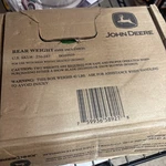 John Deere Rear Extra Weight 42 Lbs. Traction Suitcase Tractor Balance Green New. Price: $99.00.