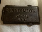 Mccormick Antique Tractor Lid Cover Cast Iron Tool Box M1410 Chicago, Usa Used. Price: $33.50.
